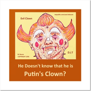 Putin's Clown Posters and Art